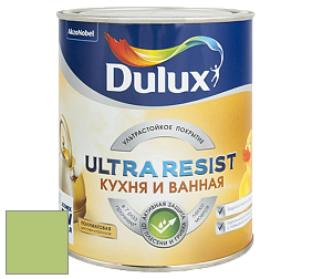 Краска DULUX LUXIUM ULTRA RESIST КУХНЯ И ВАННАЯ полуматовая ультрастойкая краска цвет 10GY 52/362 