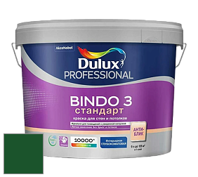 Краска DULUX LUXIUM BINDO 3 Стандарт глубокоматовая краска цвет RAL 6035 
