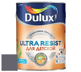 Краска DULUX LUXIUM ULTRA RESIST ДЛЯ ДЕТСКОЙ ультрастойкая матовая краска цвет 10RB 14/049 Art Deco