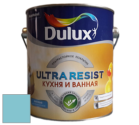 Краска DULUX LUXIUM ULTRA RESIST КУХНЯ И ВАННАЯ матовая ультрастойкая краска цвет 30BG 50/237 