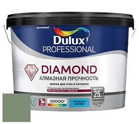 Краска DULUX LUXIUM DIAMOND MATT матовая краска цвет 50GY 26/155 Summer Sage