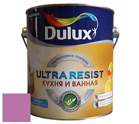 Краска DULUX LUXIUM ULTRA RESIST КУХНЯ И ВАННАЯ матовая ультрастойкая краска цвет 93RB 27/376 Rosita