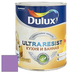 Краска DULUX LUXIUM ULTRA RESIST КУХНЯ И ВАННАЯ полуматовая ультрастойкая краска цвет NCS S 2050-R50B 