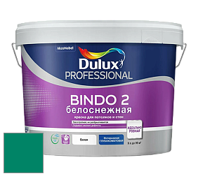 Краска DULUX LUXIUM BINDO 2 глубокоматовая краска цвет 30GG 19/370 Peppermint Beach
