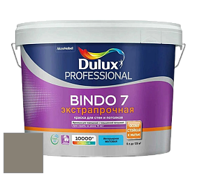 Краска DULUX LUXIUM BINDO 7 Экстрапрочная матовая краска цвет RAL 7048 