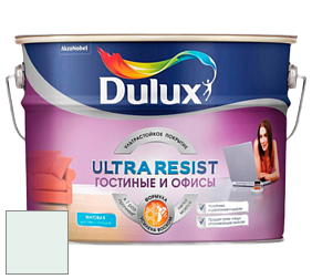 Краска DULUX LUXIUM ULTRA RESIST ГОСТИНЫЕ И ОФИСЫ ультрастойкая матовая краска цвет 36GG 87/038 Silky Ice