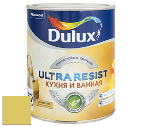Краска DULUX LUXIUM ULTRA RESIST КУХНЯ И ВАННАЯ полуматовая ультрастойкая краска цвет 60YY 58/469 