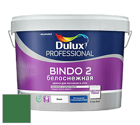 Краска DULUX LUXIUM BINDO 2 глубокоматовая краска цвет 90GY 13/375 Paradise green 2