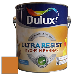 Краска DULUX LUXIUM ULTRA RESIST КУХНЯ И ВАННАЯ матовая ультрастойкая краска цвет 90YR 28/650 