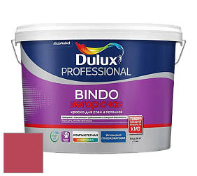 Краска DULUX LUXIUM BINDO НЕГОРЮЧАЯ 9л глубокоматовая краска цвет 88RR 18/464 Pomegranate Passion