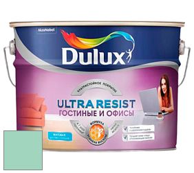 Краска DULUX LUXIUM ULTRA RESIST ГОСТИНЫЕ И ОФИСЫ ультрастойкая матовая краска цвет NCS S 1030-B90G 