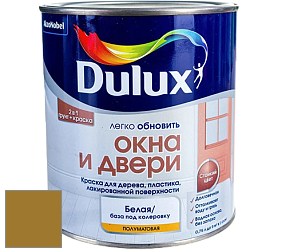 Краска DULUX LUXIUM ОКНА И ДВЕРИ полуматовая краска цвет 30YY 21/438 Old Bronze