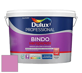 Краска DULUX LUXIUM BINDO НЕГОРЮЧАЯ 9л глубокоматовая краска цвет 02RR 35/376 Exotic Pink