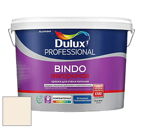 Краска DULUX LUXIUM BINDO НЕГОРЮЧАЯ 9л глубокоматовая краска цвет 23YY 86/081 Ivory Sparkle