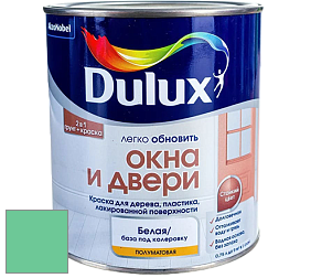 Краска DULUX LUXIUM ОКНА И ДВЕРИ полуматовая краска цвет NCS S 1050-G 