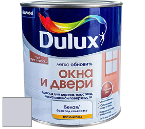 Краска DULUX LUXIUM ОКНА И ДВЕРИ полуматовая краска цвет 70BB 64/045 