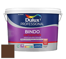Краска DULUX LUXIUM BINDO НЕГОРЮЧАЯ 9л глубокоматовая краска цвет RAL 8011 