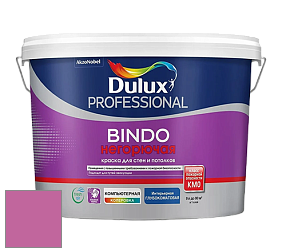 Краска DULUX LUXIUM BINDO НЕГОРЮЧАЯ 9л глубокоматовая краска цвет 10RR 25/437 Vibrato