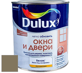 Краска DULUX LUXIUM ОКНА И ДВЕРИ полуматовая краска цвет 40YY 20/153 