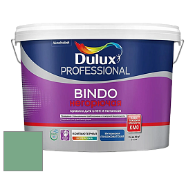 Краска DULUX LUXIUM BINDO НЕГОРЮЧАЯ 9л глубокоматовая краска цвет 90GY 35/238 Summer Space