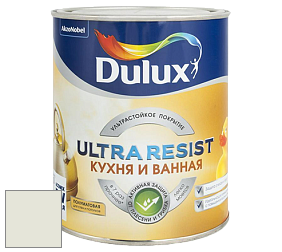 Краска DULUX LUXIUM ULTRA RESIST КУХНЯ И ВАННАЯ полуматовая ультрастойкая краска цвет NCS S 0804-G60Y 