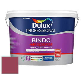Краска DULUX LUXIUM BINDO НЕГОРЮЧАЯ 9л глубокоматовая краска цвет 70RR 13/380 Radical Raspberry
