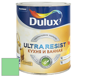 Краска DULUX LUXIUM ULTRA RESIST КУХНЯ И ВАННАЯ полуматовая ультрастойкая краска цвет NCS S 0550-G10Y 