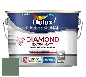 Краска DULUX LUXIUM DIAMOND EXTRA MATT глубокоматовая краска цвет NCS S 5020-G10Y 