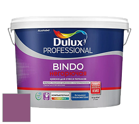 Краска DULUX LUXIUM BINDO НЕГОРЮЧАЯ 9л глубокоматовая краска цвет 10RR 16/300 