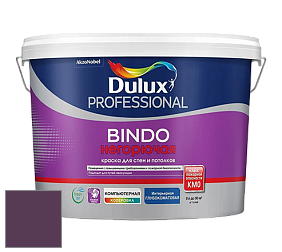 Краска DULUX LUXIUM BINDO НЕГОРЮЧАЯ 9л глубокоматовая краска цвет 78RB 08/163 Very Vino