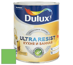 Краска DULUX LUXIUM ULTRA RESIST КУХНЯ И ВАННАЯ полуматовая ультрастойкая краска цвет NCS S 0570-G20Y 