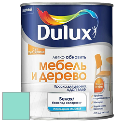 Краска DULUX LUXIUM МЕБЕЛЬ И ДЕРЕВО матовая краска цвет 56GG 64/258 Bali Hai