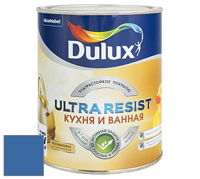 Краска DULUX LUXIUM ULTRA RESIST КУХНЯ И ВАННАЯ полуматовая ультрастойкая краска цвет 47BB 14/349 