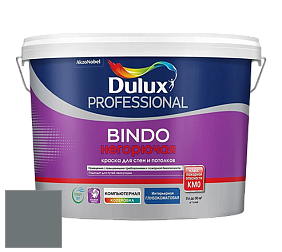 Краска DULUX LUXIUM BINDO НЕГОРЮЧАЯ 9л глубокоматовая краска цвет NCS S 6005-B20G 