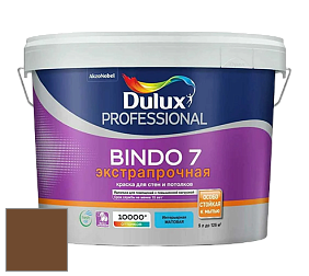 Краска DULUX LUXIUM BINDO 7 Экстрапрочная матовая краска цвет RAL 8007 