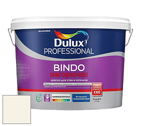 Краска DULUX LUXIUM BINDO НЕГОРЮЧАЯ 9л глубокоматовая краска цвет 65YY 90/062 Polar Heights