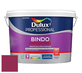 Краска DULUX LUXIUM BINDO НЕГОРЮЧАЯ 9л глубокоматовая краска цвет 55RR 11/401 Passion Burst