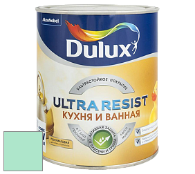 Краска DULUX LUXIUM ULTRA RESIST КУХНЯ И ВАННАЯ полуматовая ультрастойкая краска цвет NCS S 0530-B90G 