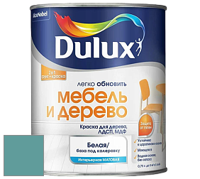 Краска DULUX LUXIUM МЕБЕЛЬ И ДЕРЕВО матовая краска цвет 90GG 30/195 Seven Lakes