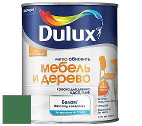 Краска DULUX LUXIUM МЕБЕЛЬ И ДЕРЕВО матовая краска цвет NCS S 4050-G10Y 