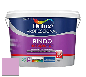 Краска DULUX LUXIUM BINDO НЕГОРЮЧАЯ 9л глубокоматовая краска цвет 86RB 47/274 Tea Rose Garden