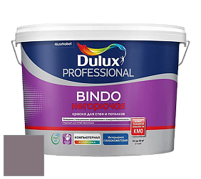 Краска DULUX LUXIUM BINDO НЕГОРЮЧАЯ 9л глубокоматовая краска цвет 09RR 21/078 Purple Clay