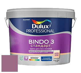Краска DULUX LUXIUM BINDO 3 Стандарт глубокоматовая краска цвет 30RR 21/237 
