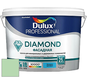 Краска DULUX LUXIUM DIAMOND ФАСАДНАЯ матовая краска цвет RAL 6019 