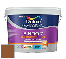 Краска DULUX LUXIUM BINDO 7 Экстрапрочная матовая краска цвет 80YR 13/325 Spanish Chestnut