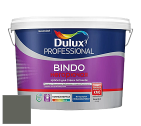 Краска DULUX LUXIUM BINDO НЕГОРЮЧАЯ 9л глубокоматовая краска цвет NCS S 7005-G50Y 