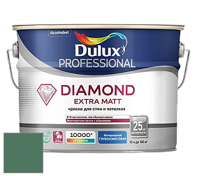 Краска DULUX LUXIUM DIAMOND EXTRA MATT глубокоматовая краска цвет NCS S 5030-G 