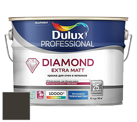 Краска DULUX LUXIUM DIAMOND EXTRA MATT глубокоматовая краска цвет 30YY 05/044 The Dark Side