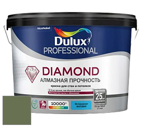 Краска DULUX LUXIUM DIAMOND MATT матовая краска цвет 18GY 18/160 Brazilian Forest