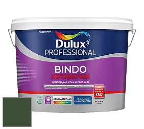 Краска DULUX LUXIUM BINDO НЕГОРЮЧАЯ 9л глубокоматовая краска цвет 50GY 08/153 Wilderness Green